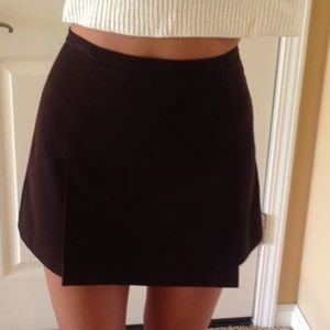 bcbg vintage brown mini skirt